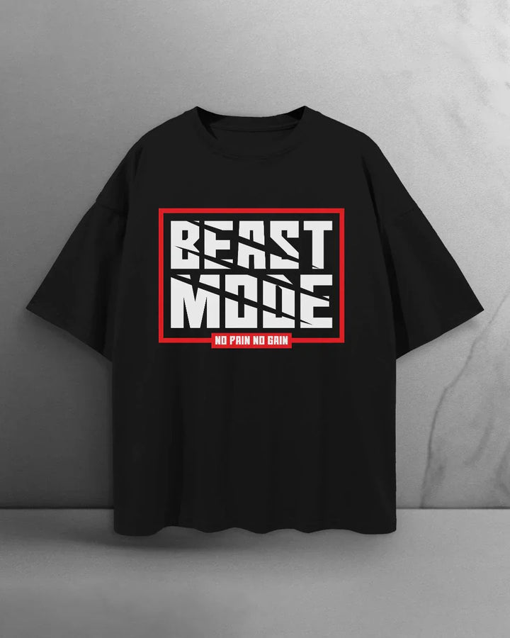 Power Beast Mode T-shirt Oversized