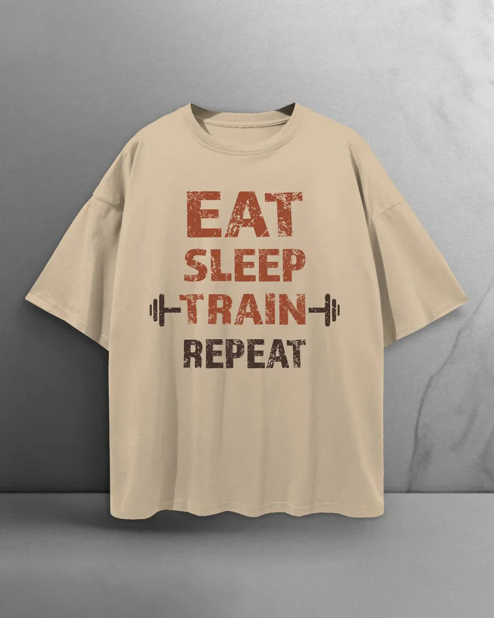 Power Eat/Sleep T-shirt Oversized