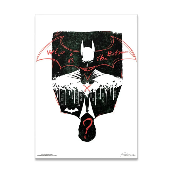 Batman Metal Poster Who is the Dark Knight