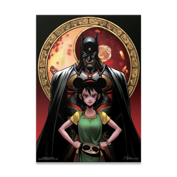 Batman Metal Poster the Guardian of the East