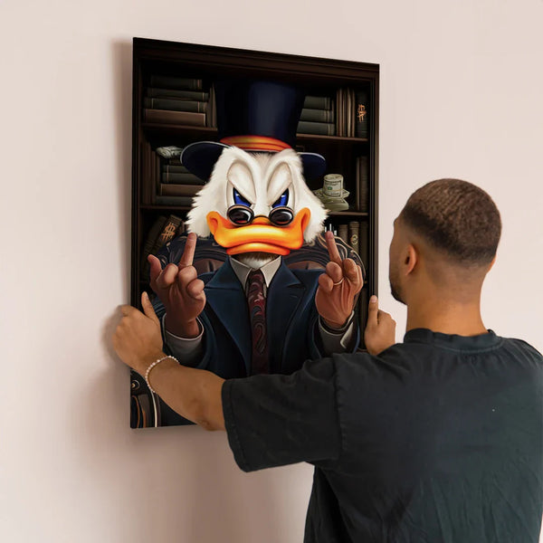 Motivinci - Canvas Wall Street Duck Limited Edition