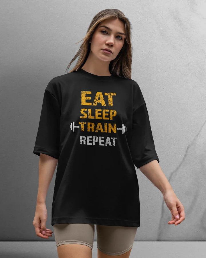 Power Eat/Sleep T-shirt Oversized