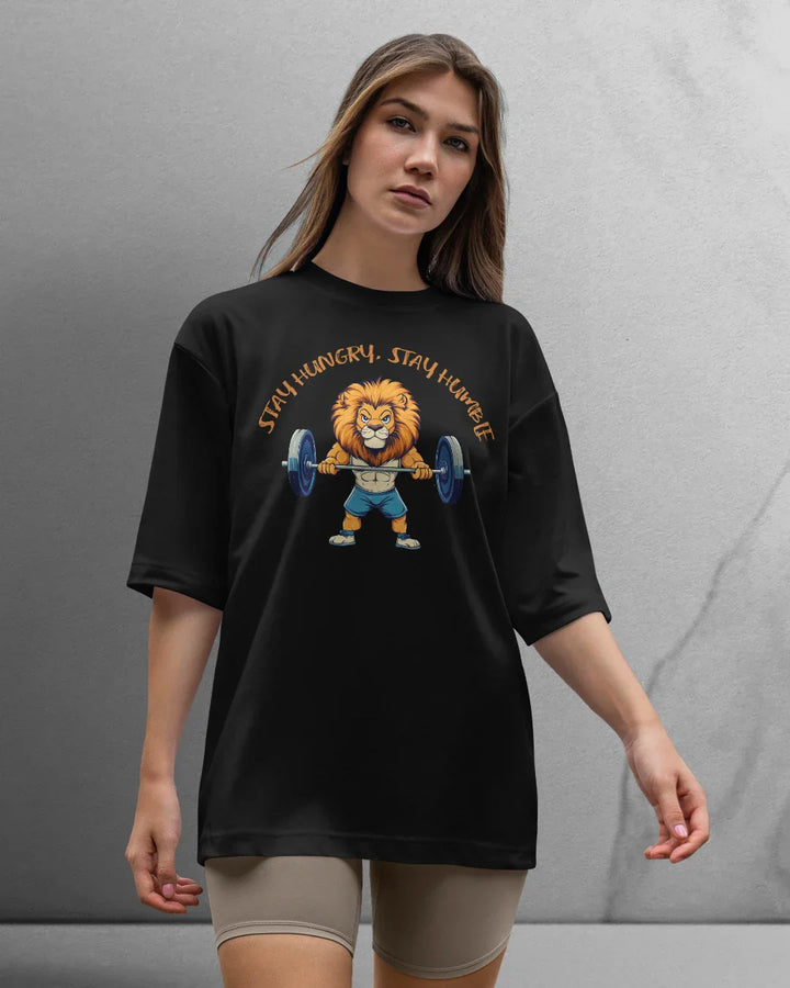 Power Stay Hungry T-shirt Oversized