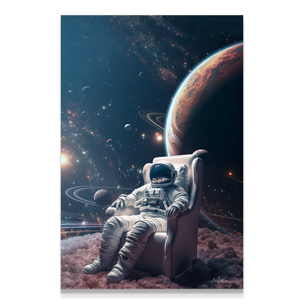 Astronaut's Celestial Chill