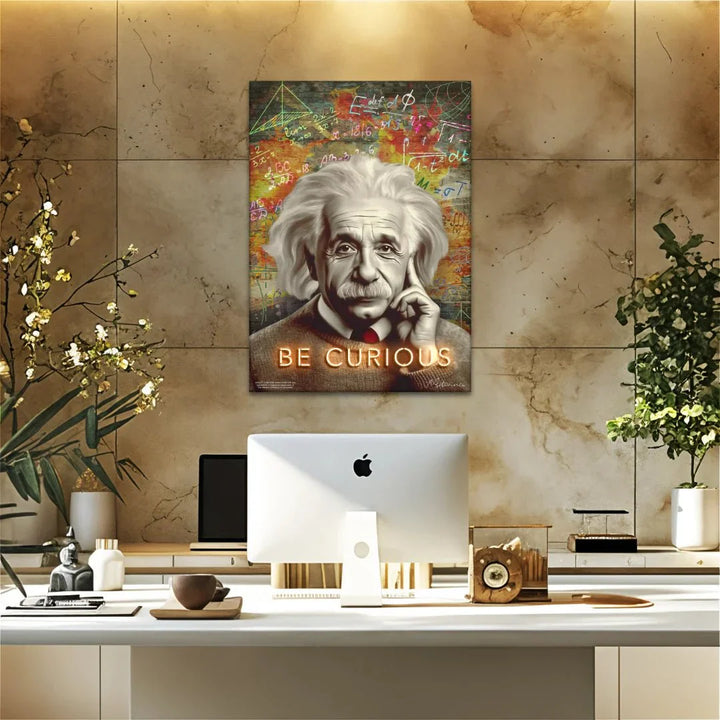 Albert Einstein - Curious - Motivinci