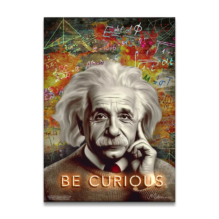 Albert Einstein - Curious - Motivinci