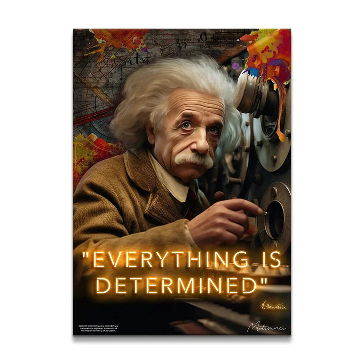 Albert Einstein - Determined - Motivinci