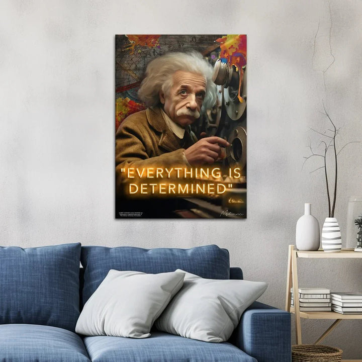 Albert Einstein - Determined - Motivinci