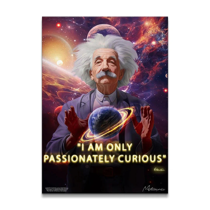 Albert Einstein - Passionately Curious - Motivinci