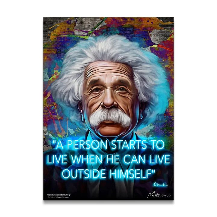 Albert Einstein - Start To Live - Motivinci