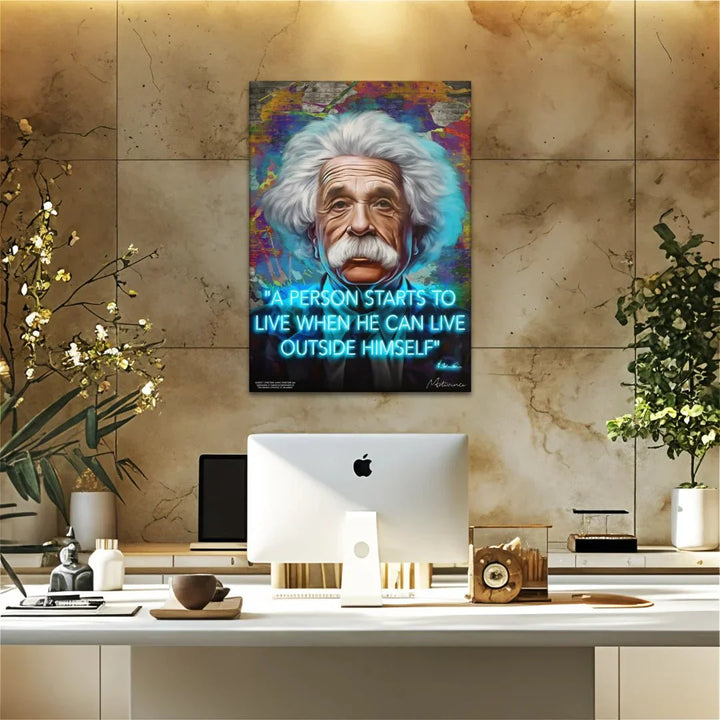 Albert Einstein - Start To Live - Motivinci