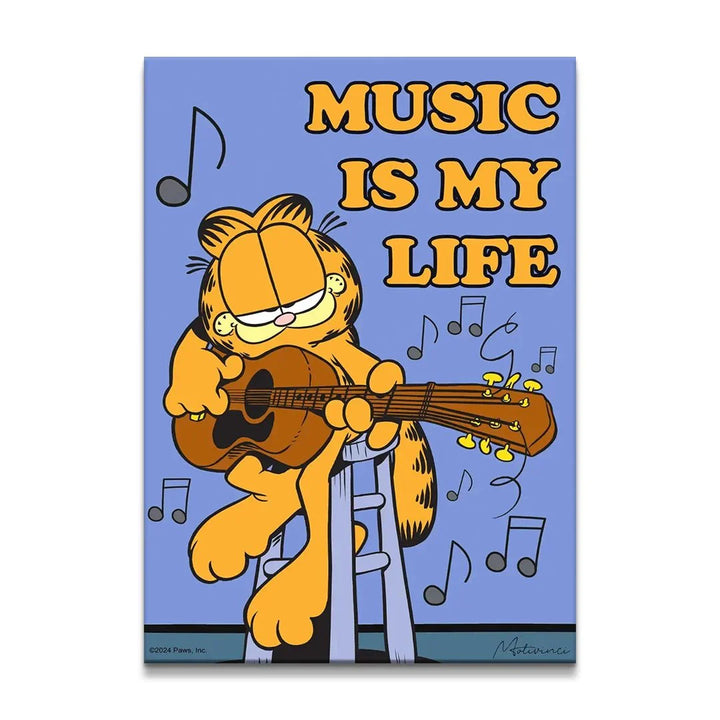 Garfield - Music is My Life - Motivinci