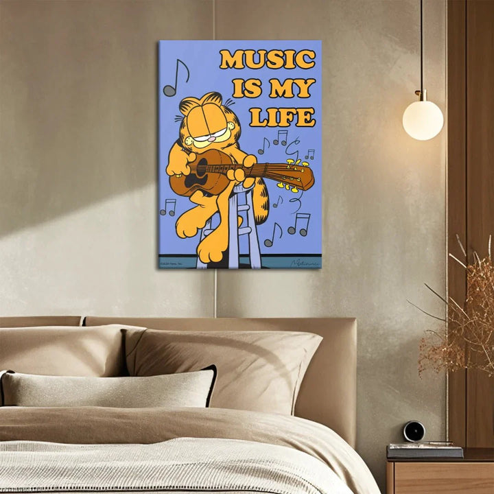 Garfield - Music is My Life - Motivinci