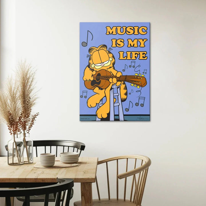 Garfield - Music is My Life - Motivinci