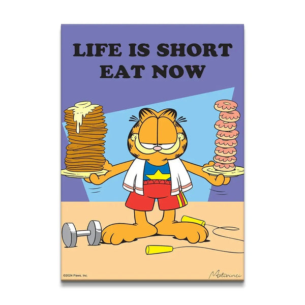 Garfield - Short Life Eat Now - Motivinci